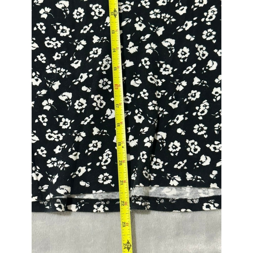 Lauren Ralph Lauren Floral Print Boatneck Top Petite‎ Short Sleeve - L - Picture 5 of 7